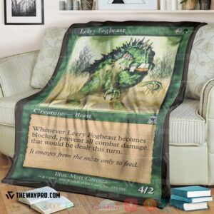 Game Magic The Gathering Leery Fogbeast Soft Blanket