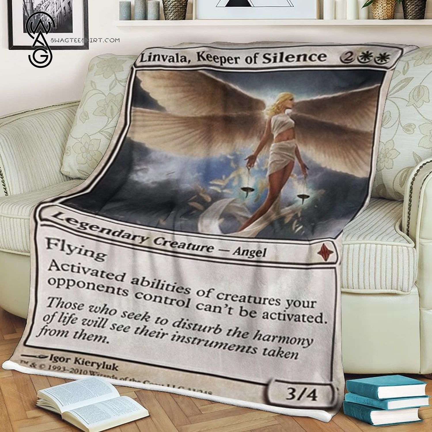 Game Magic The Gathering Linvala Keeper Of Silence Blanket Game Magic The Gathering Linvala Keeper Of Silence Blanket