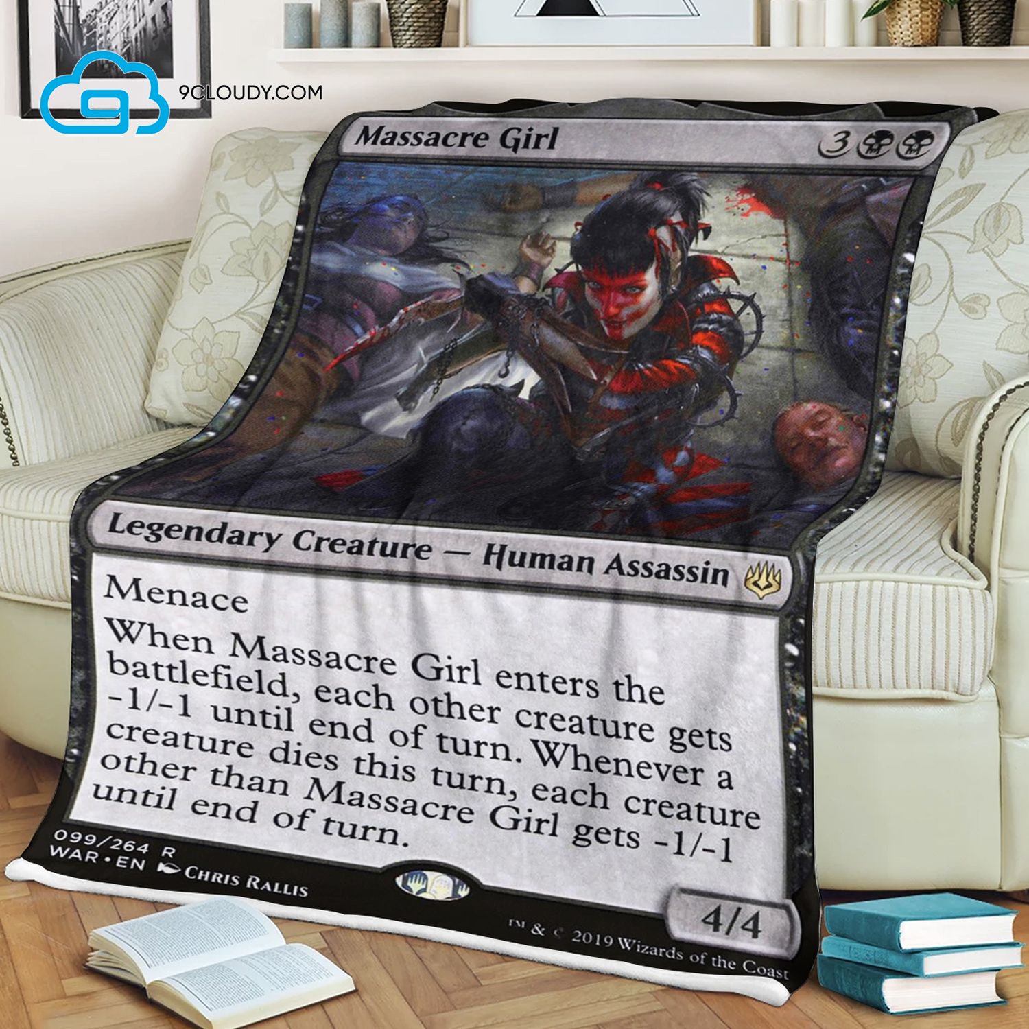 Game Magic The Gathering Massacre Girl Blanket Game Magic The Gathering Massacre Girl Blanket