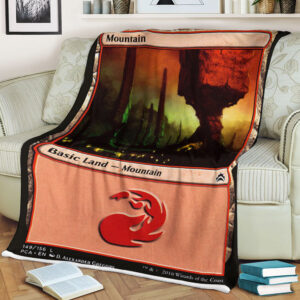 Game Magic The Gathering Mountain Sherpa Blanket 3