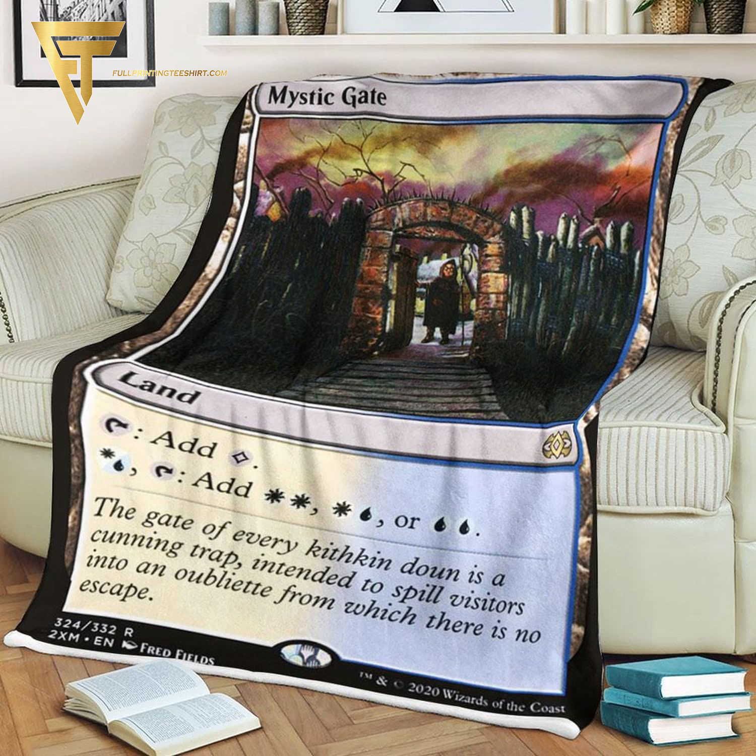 Game Magic The Gathering Mystic Gate Blanket Game Magic The Gathering Mystic Gate Blanket
