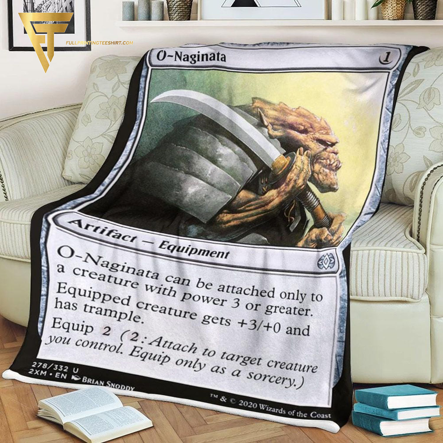 Game Magic The Gathering Naginata Blanket Game Magic The Gathering Naginata Blanket