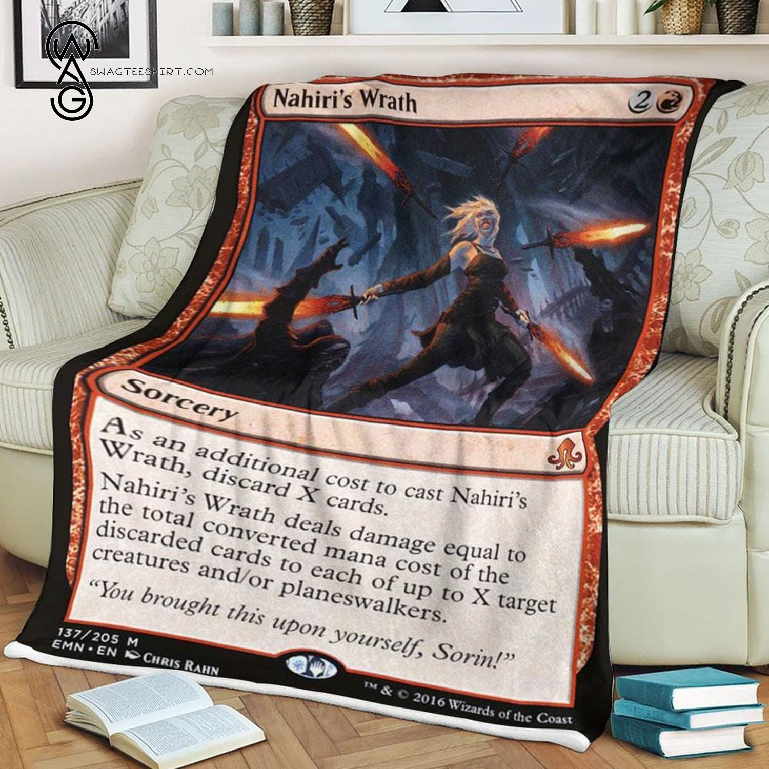 Game Magic The Gathering NahiriS Wrath Blanket Game Magic The Gathering NahiriS Wrath Blanket