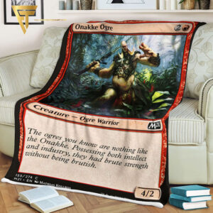 Game Magic The Gathering Onakke Ogre Blanket