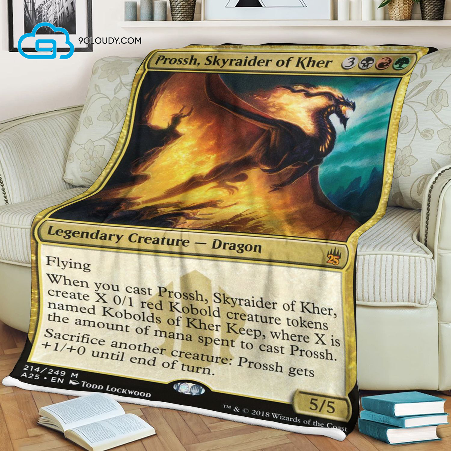 Game Magic The Gathering Prossh Skyraider Of Kher Blanket Game Magic The Gathering Prossh Skyraider Of Kher Blanket