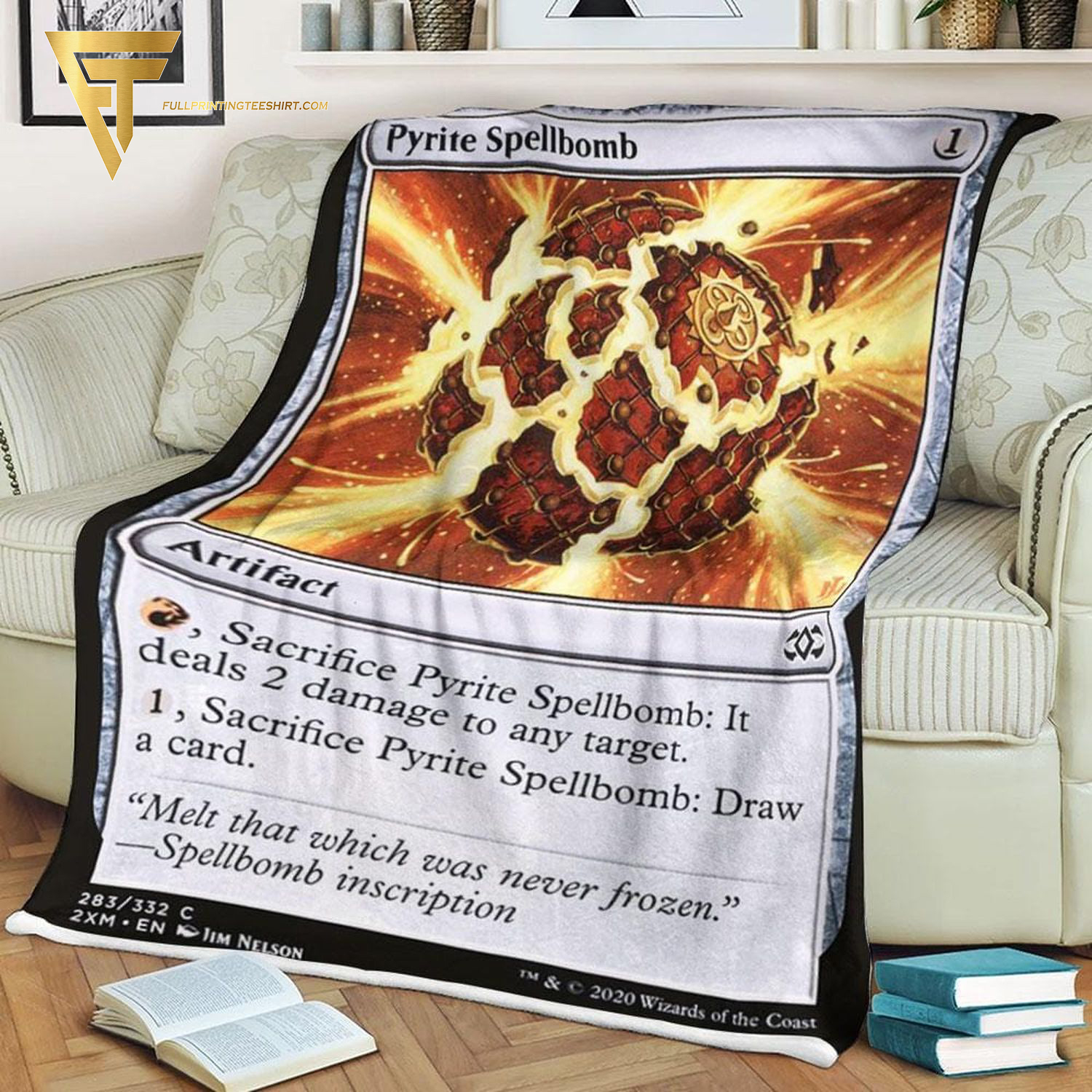 Game Magic The Gathering Pyrite Spellbomb Blanket Game Magic The Gathering Pyrite Spellbomb Blanket