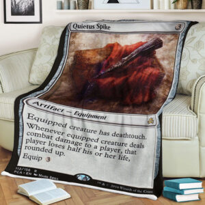 Game Magic The Gathering Quietus Spike Sherpa Blanket