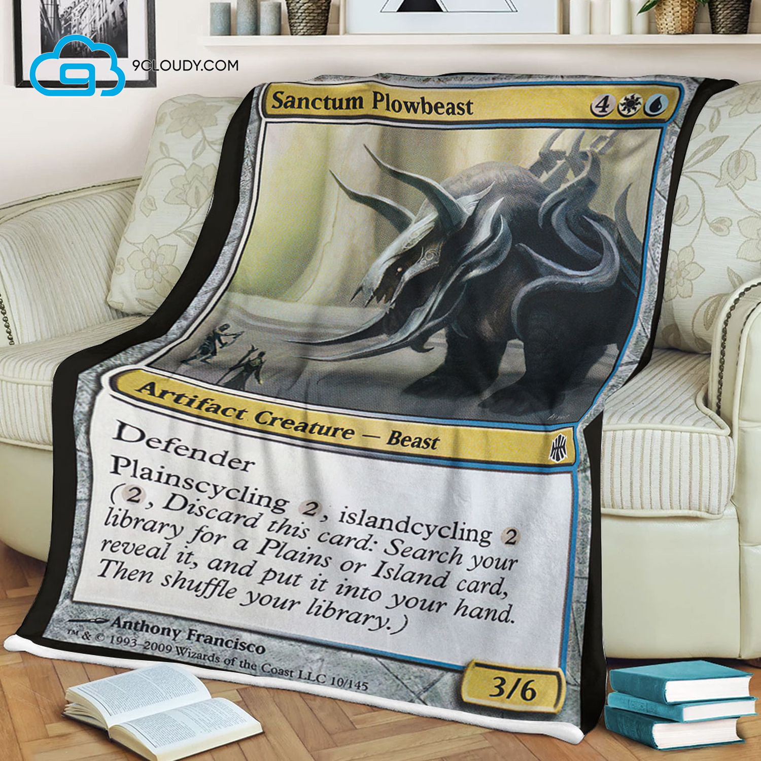 Game Magic The Gathering Sanctum Plowbeast Blanket Game Magic The Gathering Sanctum Plowbeast Blanket