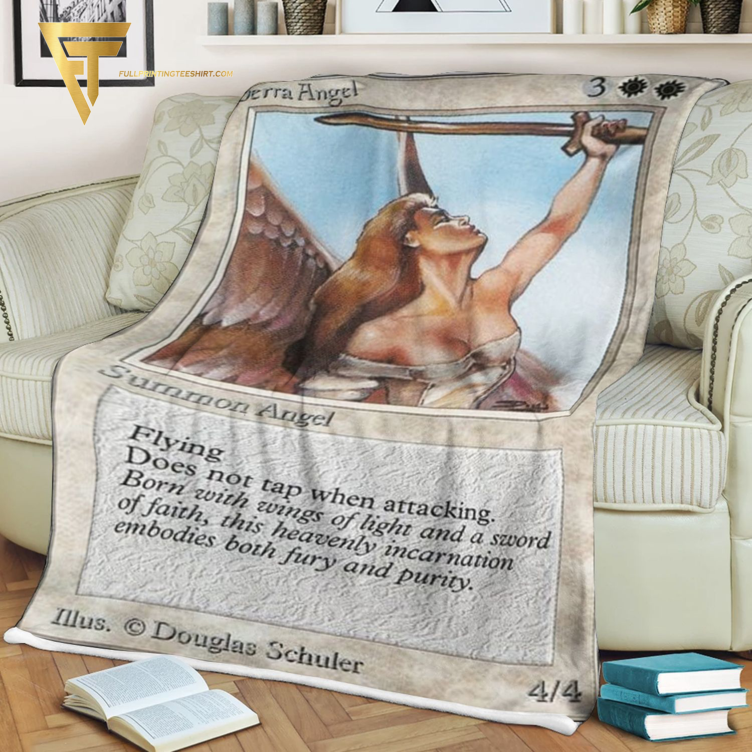 Game Magic The Gathering Serra Angel Blanket Game Magic The Gathering Serra Angel Blanket