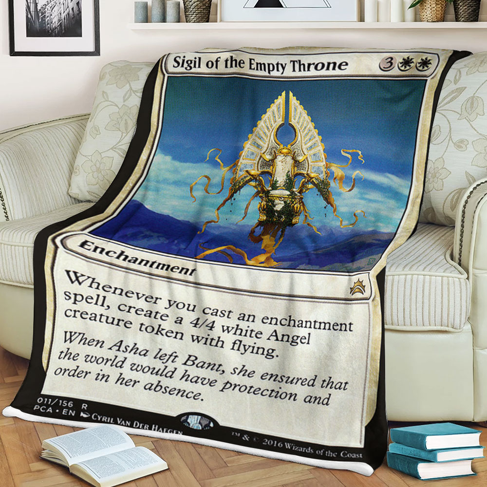 Game Magic The Gathering Sigil Of The Empty Throne Sherpa Blanket Game Magic The Gathering Sigil Of The Empty Throne Sherpa Blanket