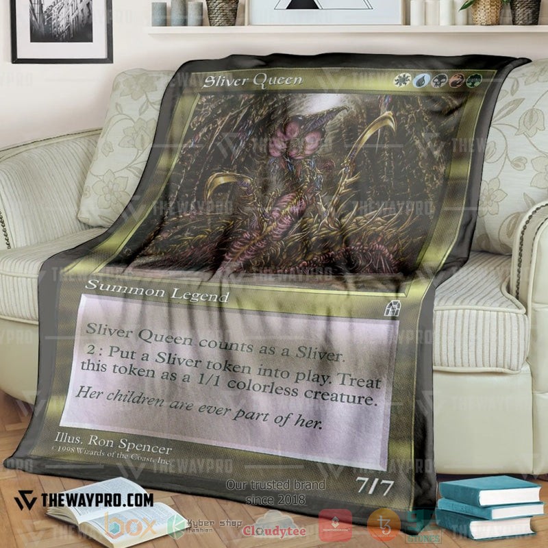Game Magic The Gathering Silver Queen Soft Blanket Game Magic The Gathering Silver Queen Soft Blanket