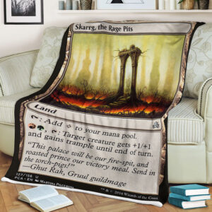 Game Magic The Gathering Skarrg The Rage Pits Sherpa Blanket