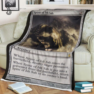 Game Magic The Gathering Spine Of Ish Sah Blanket