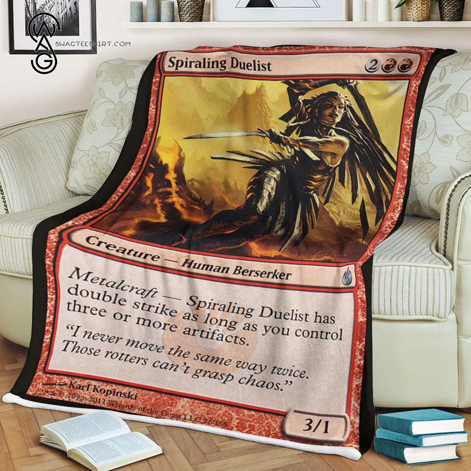 Game Magic The Gathering Spiraling Duelist Blanket Game Magic The Gathering Spiraling Duelist Blanket