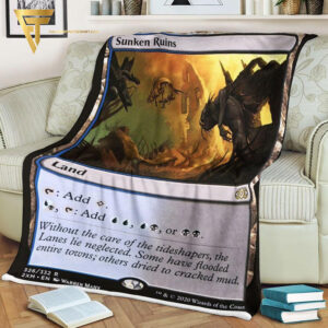 Game Magic The Gathering Sunken Ruins Blanket