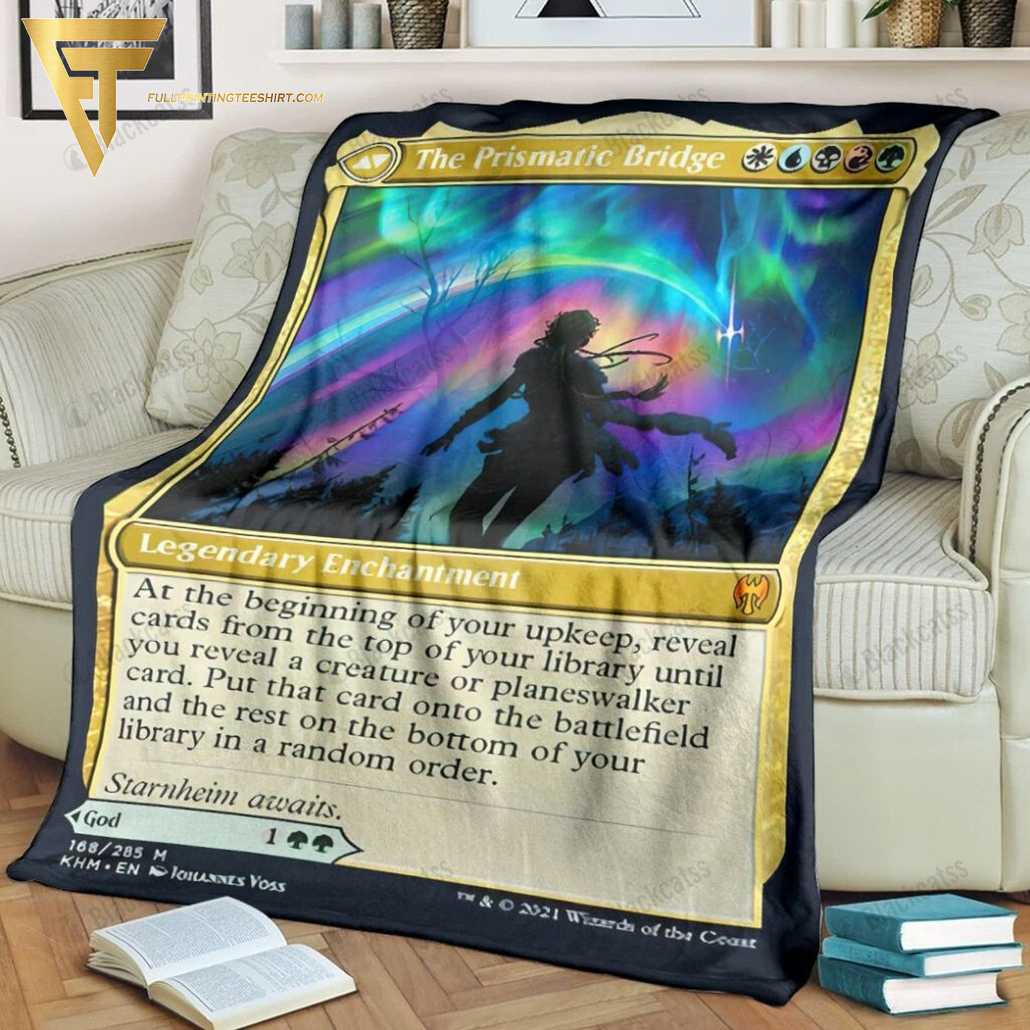 Game Magic The Gathering The Prismatic Bridge All Over Print Blanket Game Magic The Gathering The Prismatic Bridge All Over Print Blanket