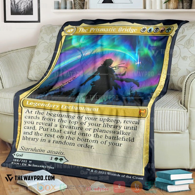 Game Magic The Gathering The Prismatic Bridge Soft Blanket Game Magic The Gathering The Prismatic Bridge Soft Blanket