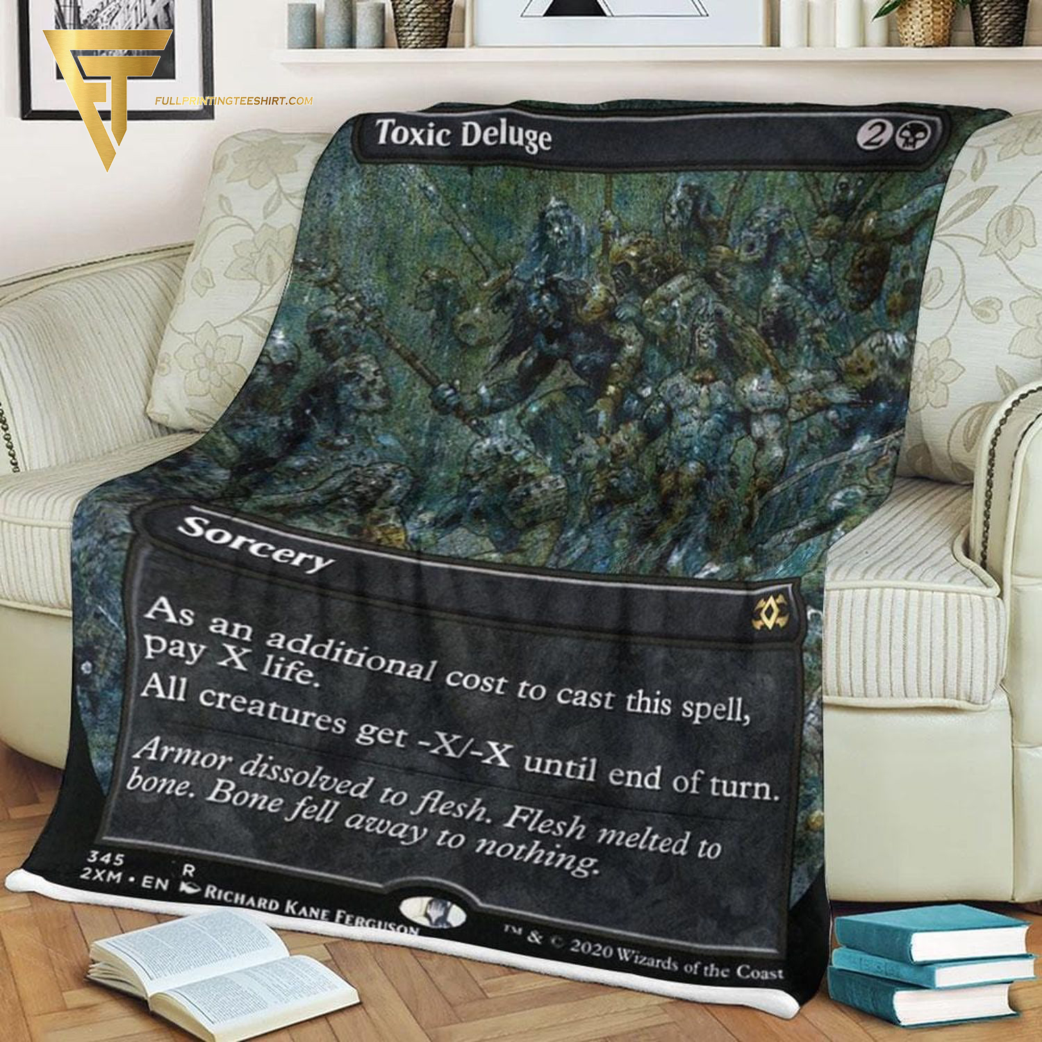 Game Magic The Gathering Toxic Deluge Blanket Game Magic The Gathering Toxic Deluge Blanket