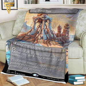 Game Magic The Gathering UrzaS Power Plant Blanket