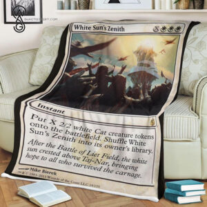 Game Magic The Gathering White SunS Zenith Blanket