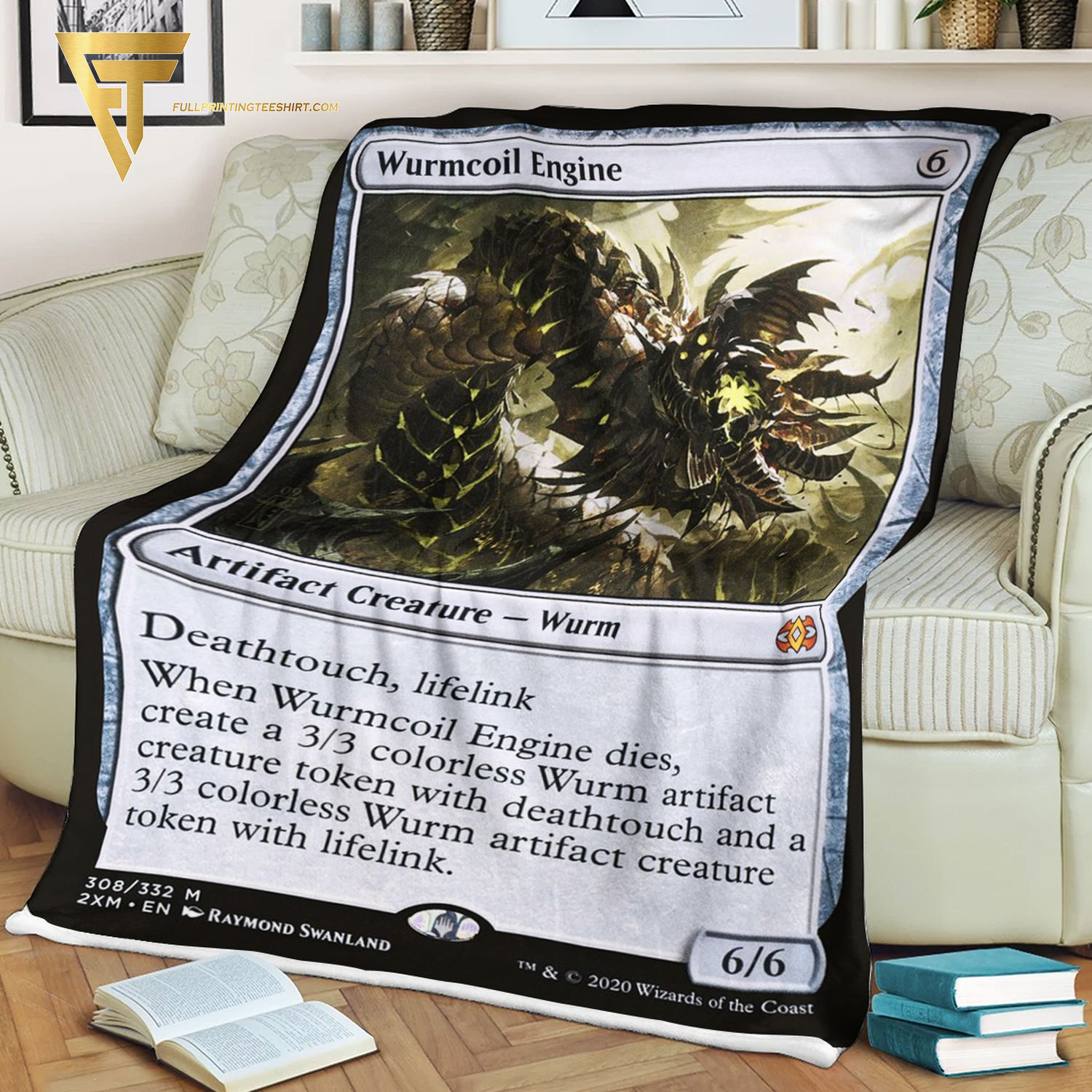Game Magic The Gathering Wurmcoil Engine Blanket Game Magic The Gathering Wurmcoil Engine Blanket