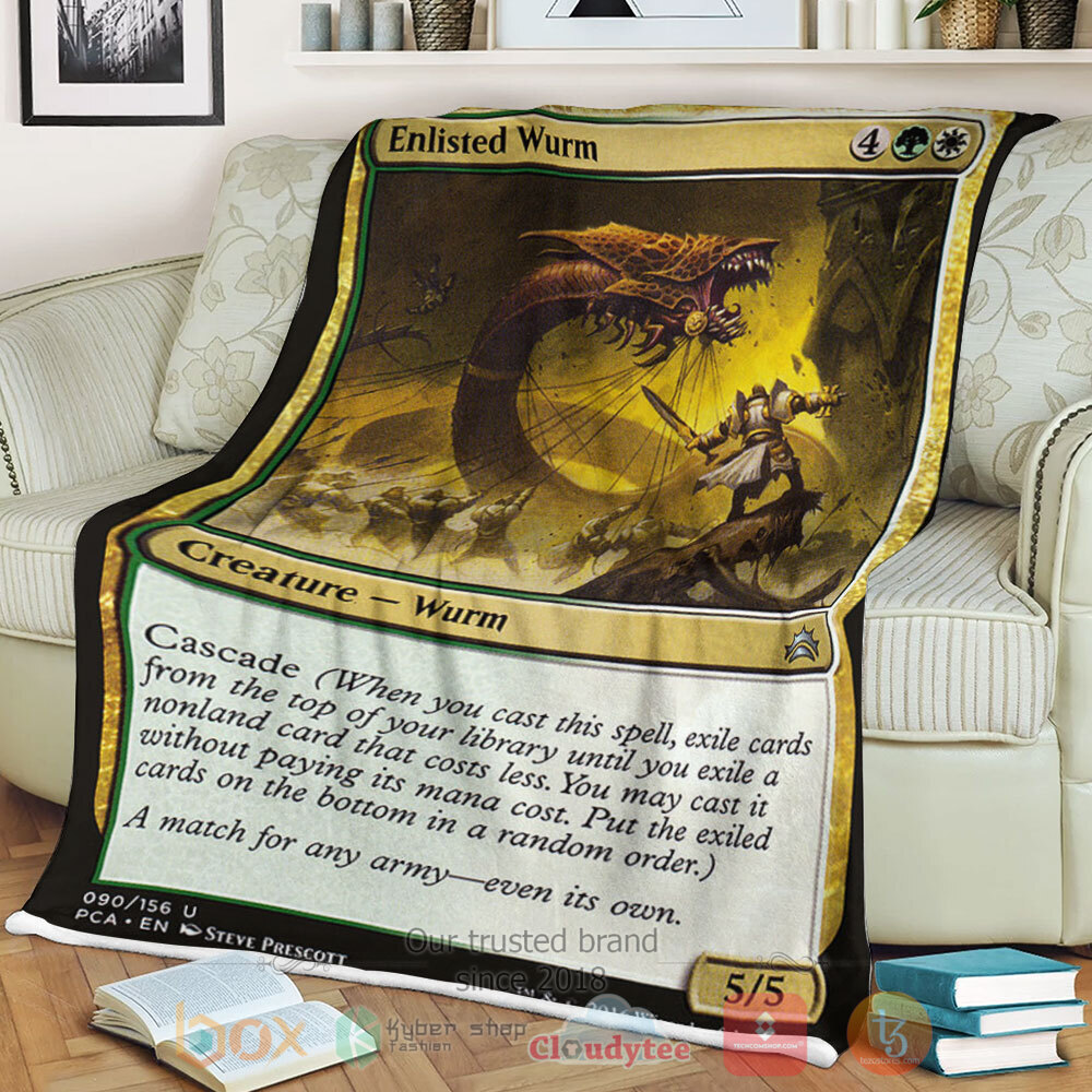 Game Mtg 90 Enlisted Wurm Sherpa Blanket Game Mtg 90 Enlisted Wurm Sherpa Blanket