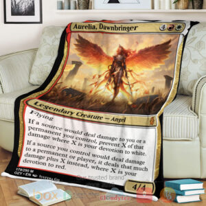 Game Mtg Aurelia Dawnbringer Sherpa Blanket