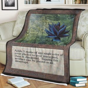 Game Mtg Black Lotus Blanket 1