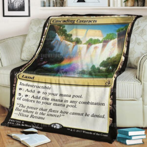 Game Mtg Cascading Cataracts Custom Soft Blanket 3