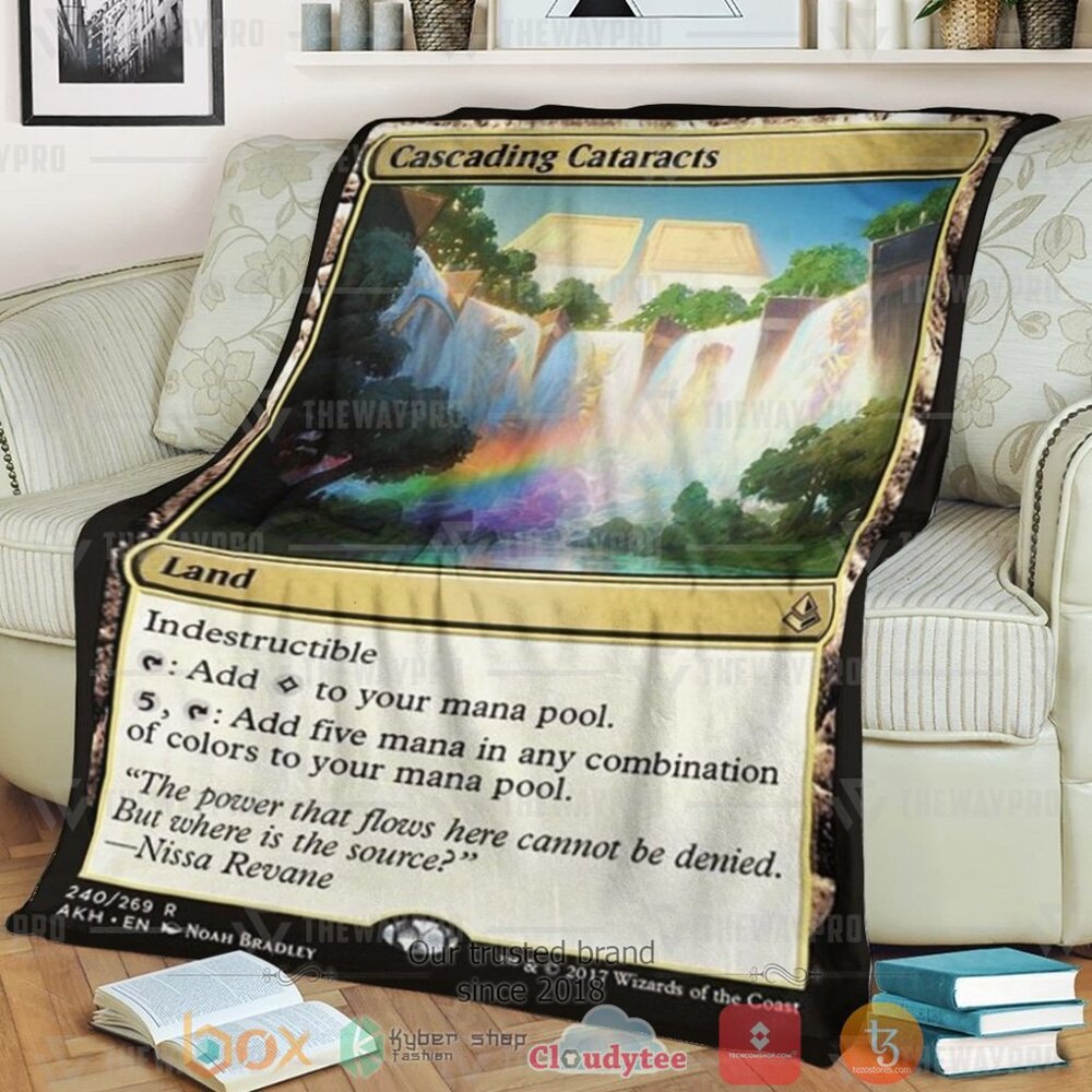 Game Mtg Cascading Cataracts Custom Soft Blanket Game Mtg Cascading Cataracts Custom Soft Blanket