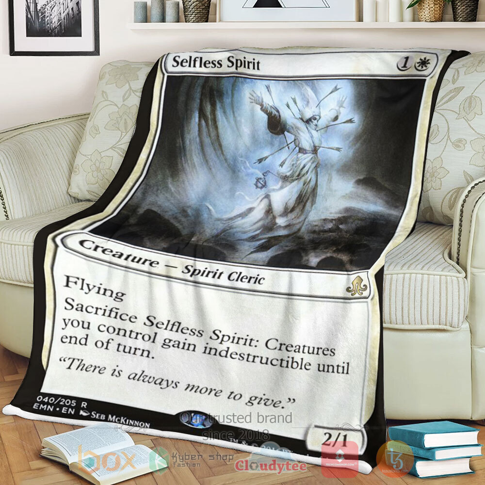 Game Mtg Emn 40 Selfless Spirit Sherpa Blanket Game Mtg Emn 40 Selfless Spirit Sherpa Blanket