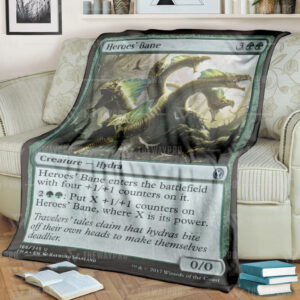 Game Mtg Heroes Bane Custom Soft Blanket