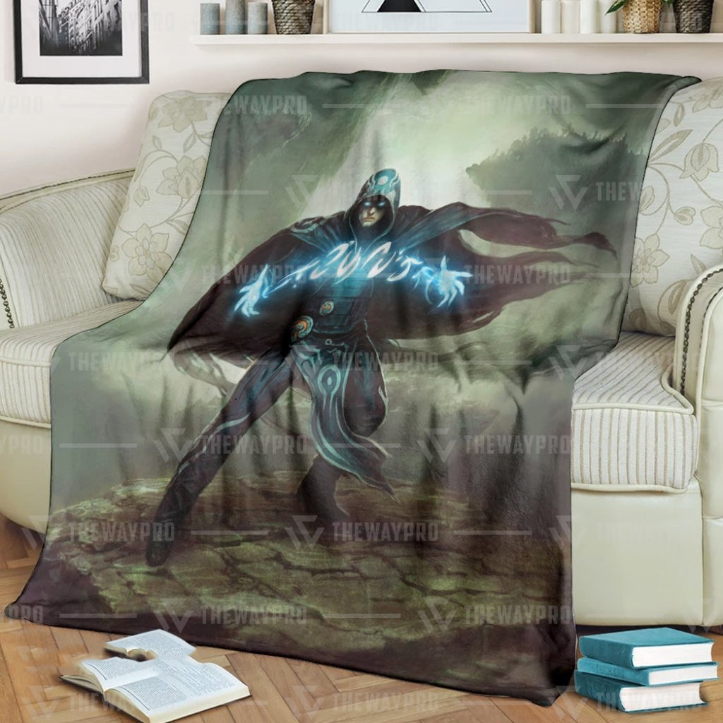 Game Mtg Jace The Mind Sculptor Custom Soft Blanket 3 Game Mtg Jace The Mind Sculptor Custom Soft Blanket 3