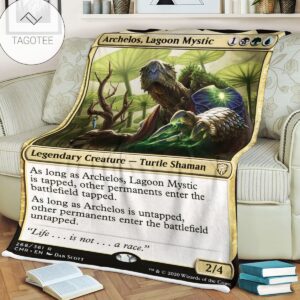 Game Mtg Magic The Gathering Archelos Lagoon Mystic Blanket