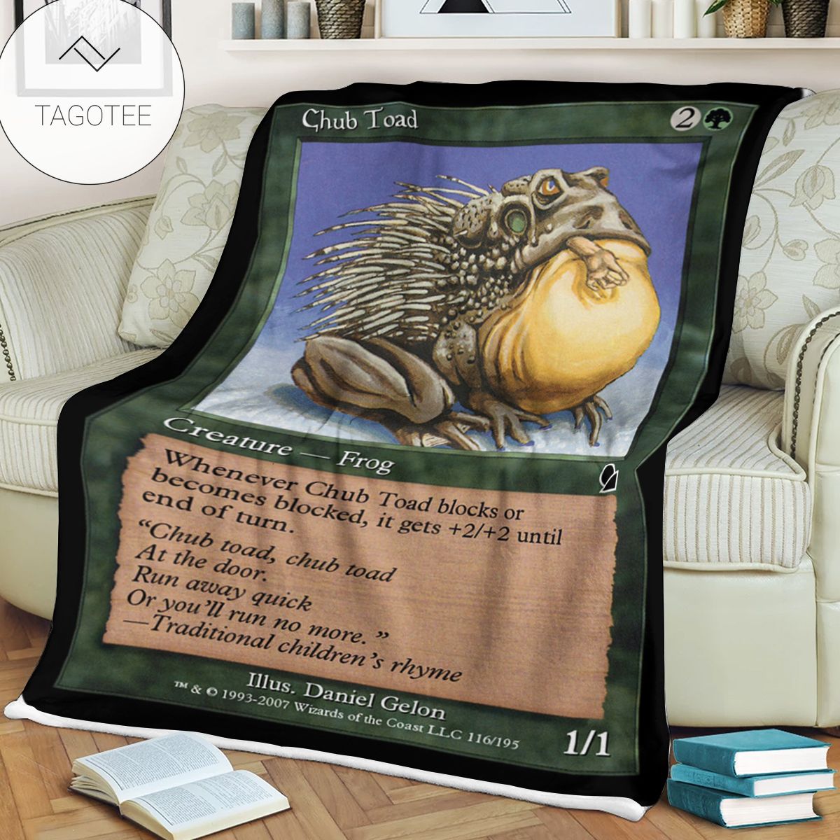 Game Mtg Magic The Gathering Chub Toad Blanket Game Mtg Magic The Gathering Chub Toad Blanket