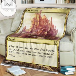 Game Mtg Magic The Gathering City Of Ass Blanket Tagotee