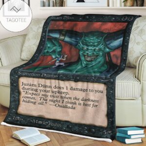 Game Mtg Magic The Gathering Juzam Djinn Blanket