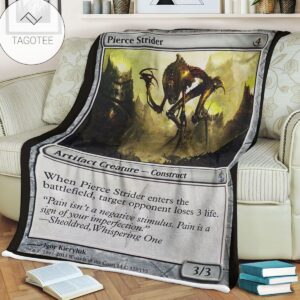 Game Mtg Magic The Gathering Mbs 123 Pierce Strider Fleece Blanket Tagotee