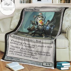 Game Mtg Magic The Gathering Mbs 142 Training Drone Fleece Blanket