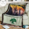 Game Mtg Magic The Gathering Mbs 155 Forest Fleece Blanket