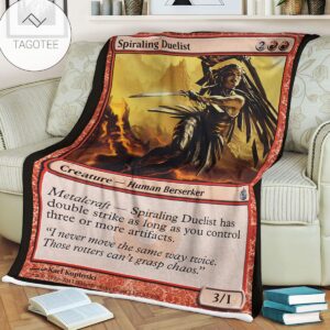 Game Mtg Magic The Gathering Mbs 76 Spiraling Duelist Fleece Blanket