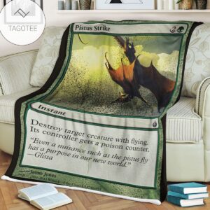 Game Mtg Magic The Gathering Mbs 86 Pistus Strike Fleece Blanket