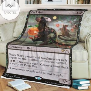 Game Mtg Magic The Gathering Pack Rat Blanket Tagotee