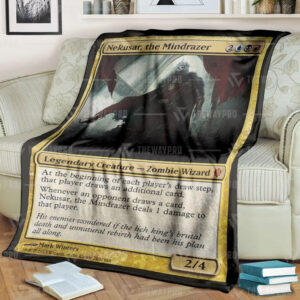 Game Mtg Nekusar The Mindrazer Custom Soft Blanket