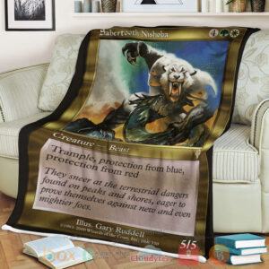 Game Mtg Sabertooth Nishoba Sherpa Blanket