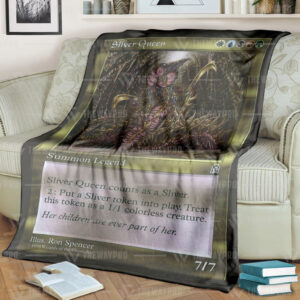Game Mtg Silver Queen Custom Soft Blanket 3