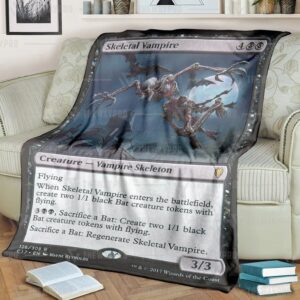 Game Mtg Skeletal Vampire Blanket 1