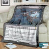 Game Mtg Skeletal Vampire Custom Soft Blanket 3