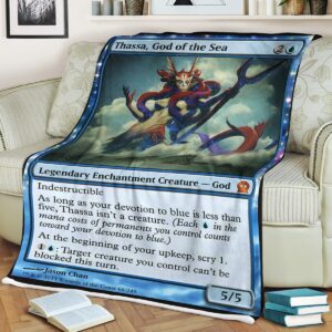 Game Mtg Thassa God Of The Sea Blanket 1