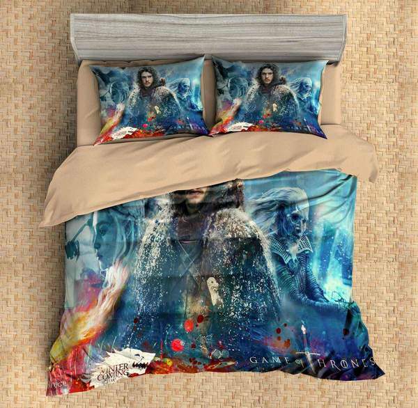Game Of Thrones 7 Duvet Cover and Pillowcase Set Bedding Set 462 Game Of Thrones 7 Duvet Cover and Pillowcase Set Bedding Set 462